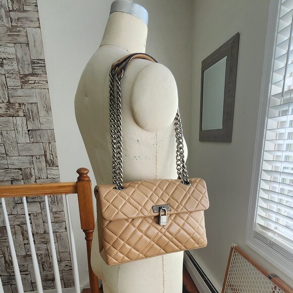 Kurt Geiger Handbags - KURT GEIGER Brixton Diamond Quilted Leather Bag